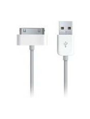 Кабель синхронізації PowerPlant USB to Apple 30-pin Black 1m Black (DV00DV4032)