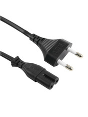Кабель живлення Merlion PC-184/2 CEE 7/16 to Schuko Black Ні 1,2 1,2m (2x0.5mm²) Black (PC-184/2 CEE7/16-C7-CCA12)