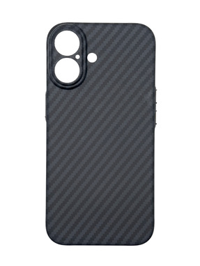 Чохол BeCover FIBRA Carbonite case with MagSafe для Apple iPhone 17 Black (715406)