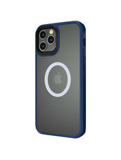 Чохол Metal Buttons Magsafe для Apple iPhone 13 Pro Blue