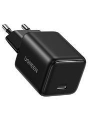 Мережевий зарядний пристрій Ugreen X513 30 1 USB-C Відсутній Black (1 USB-C) 30W Black (UGR-65007)