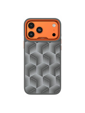 Чохол Kajsa Splendid Collection 3D Cube Pattern with MagSafe O-Ring для Apple iPhone 17 Pro Max Mix Color Mix Color (6985210437)