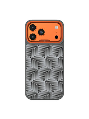Чохол Kajsa Splendid Collection 3D Cube Pattern with MagSafe O-Ring для Apple iPhone 17 Pro Max Mix Color (6985210437)