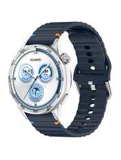 BeCover Ribbed Tape (22mm) Samsung Galaxy Watch (46mm) Синій Deep Blue
