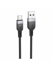 Кабель синхронізації Hoco X109 Silicone USB to Type-C Black 2 2m Black
