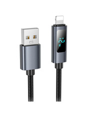 Кабель синхронізації Hoco X112 Favor USB to Lightning 12W 1m Black
