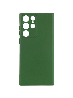 Чохол GETMAN Liquid Silk Full Camera для Samsung Galaxy S26 Ultra Dark Green (6908152473)