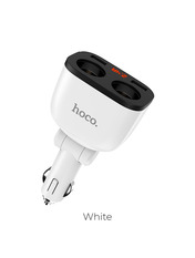 Автомобільний зарядний пристрій Hoco Z28 18W 2 USB-A White
