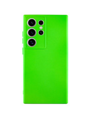 Чохол GETMAN Liquid Silk Full Camera для Samsung Galaxy S928 S24 Ultra Neon green Neon green (6914709382)