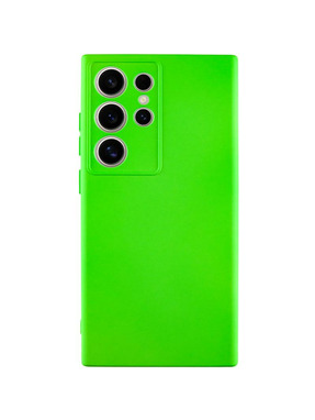 Чохол GETMAN Liquid Silk Full Camera для Samsung Galaxy S928 S24 Ultra Neon green (6914709382)
