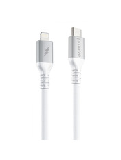 Кабель синхронізації Proove Regen Silicone Type-C to Lightning 27W 1m White