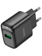 Мережевий зарядний пристрій Hoco C140A (1 USB-A) 18W + кабель MicroUSB Black () MicroUSB Black