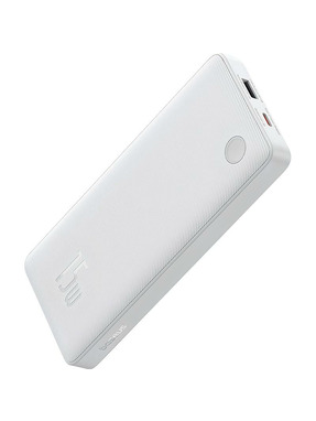 Павербанк Baseus Airpow Lite 1xUSB-C + 1xUSB-A 15W 10000mAh White (P10067500213-00)