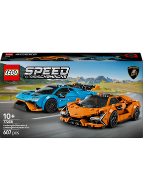 Lego Speed Champions Lamborghini Revuelto та Huracan STO 607 деталей (77238)