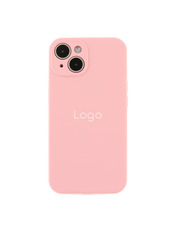 Чохол Silicone Case Full Size with Frame для Apple iPhone 14 Light Pink Light Pink (6931802745)