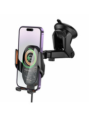 Автомобільний тримач Hoco HW34 Панель приладів / Центральна консоль Black