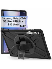 Чохол BeCover Heavy Duty Case Samsung Galaxy Tab S8 Ultra/S9 Ultra/S10 Ultra 14.6" Black (713664)