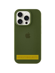 Чохол Silicone Case (HC) для Apple iPhone 17 Dark Olive