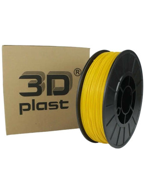 Філамент 3Dplast PLA 1,75mm 0,85kg Yellow (3DPLA17508YL)