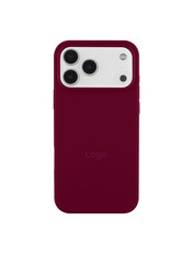 Чохол Silicone Silicone Case Full Aquarelle для Apple iPhone 17 Pro Maroon