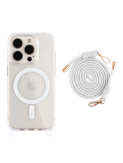 Чохол LanyardCase with MagSafe для Apple iPhone 15 Pro White White (6952830491)