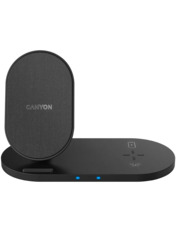 Бездротовий зарядний пристрій Canyon WS-202 Black 10 Black  CNS-WCS202B