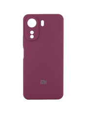 Чохол UAG Copy Silicone Cover Lakshmi Full Camera (AAA) with Logo для Xiaomi Redmi 15 (EU) Marsala Marsala (6972810534)