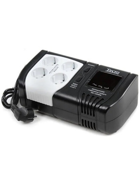 Стабілізатор Tecro TRS-1000BW 1 000VA Black/White