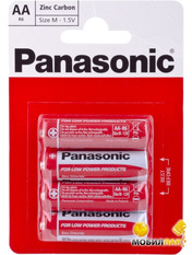 Батарейка Panasonic AA Carbon-Zinc 4шт (R6REL/4BPU)