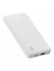 Павербанк Baseus Airpow Lite 1xUSB-C + 1xUSB-A White 15W 10000mAh White (P10067500213-00)