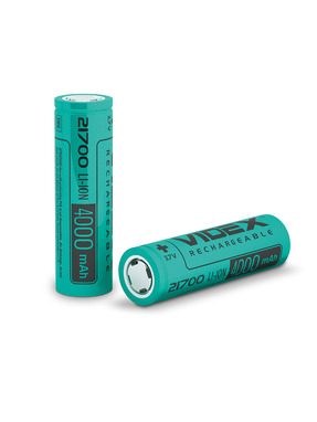 Акумуляторна батарейка Videx 21700 Li-ion 4000mAh 1шт (26615)