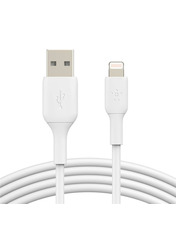 Кабель синхронізації Belkin USB to Lightning 2 12W 2m White (CAA001BT2MWH)