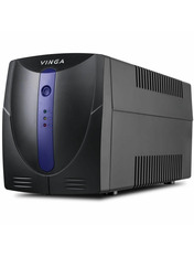 ДБЖ Vinga VPE 1200VA (720W) LED EURO Black (VPE-1200P) 2 x 12V/7Ah