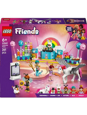 Lego Friends Костюмована вечірка з єдинорогом та феєю 261 деталь (42661) Конструктори