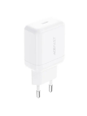 Мережевий зарядний пристрій ACEFAST A130 (1 USB-C) 20W White (6974316284659)
