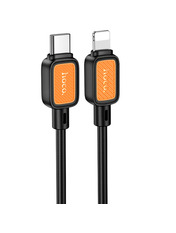 Кабель синхронізації Hoco X108 BenefitType-C to Lightning Black 27W 1m Black
