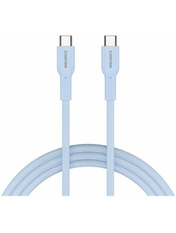 Кабель синхронізації Canyon  60CLType-C to Type-C Light Blue 60W 1m Light Blue (CND-CCAP60AB10LBL)