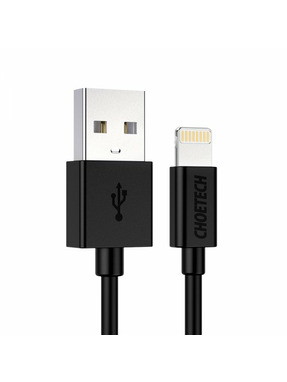Кабель синхронізації Choetech IP0027 USB to Lightning 1,8m Black (IP0027-BK)