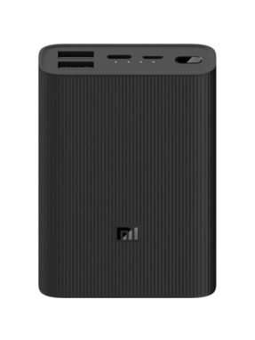 Павербанк Xiaomi Mi Power Bank 3 Ultra Compact 1xUSB-C + 2xUSB-A 22,5W 10000mAh Black (BHR4412GL)