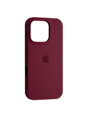 Чохол Silicone Case Silicone Case Full Aquarelle для Apple iPhone 16 Pro Max Marsala
