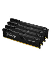 Оперативна пам’ять Kingston Fury Beast Black DDR4 3600 128 4 128GB (kit 4*32GB) 3600MHz (KF436C18BBK4/128)