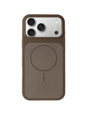 Чохол Silk Duo Color (AA) NO LOGO with Magnetic Fit для Apple iPhone 17 Pro Max Brown Brown (6927103458)