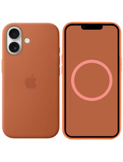 Чохол Silicone case with Magsafe and Animation для Apple iPhone 17 Terra Cotta