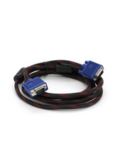 Кабель передачі відео Merlion VGA to VGA Ні Red/Black 3 3m Red/Black