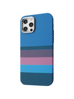 Чохол Proove Gleam Case with Magnetic Ring для Apple iPhone 12 Pro Max Blue Borders (PCGCIP12PM63)