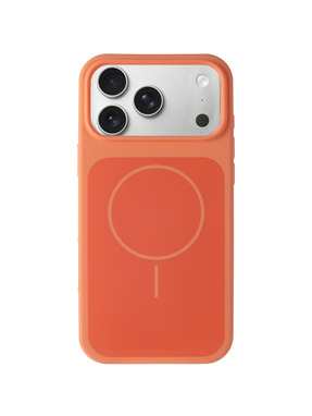 Чохол Silk Duo Color (AA) NO LOGO with Magnetic Fit для Apple iPhone 17 Pro Orange (6918374025)