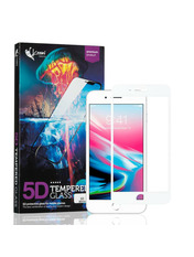 Захисне скло Krazi 5D для Apple iPhone 7/8 White глянсове