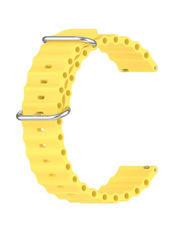 BeCover Wave Style (20mm) Samsung Galaxy Watch 7 (40/44mm) Жовтий Yellow