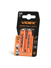 Батарейка Videx AA Carbon-Zinc 2 2шт (21158)