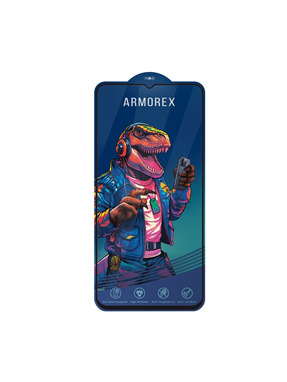 Захисне скло ARMOREX 5D для Samsung Galaxy A12 A125 / M12 M127 глянсове Black